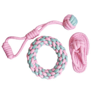 Dog Rope Ring and Slippers Chew Toy