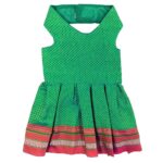 Parkar Polka Dog Festive Wear Green - Image 2