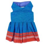 Parkar Polka Dog Festive Wear Blue - Image 2