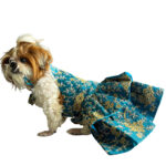 Silk Zari Work Pet Lehenga Choli Blue