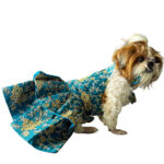Silk Zari Work Pet Lehenga Choli Blue