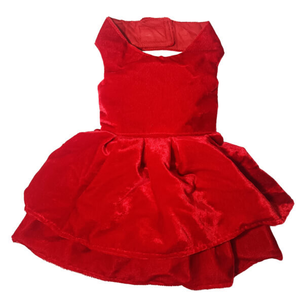 Cherry on Top Pet Velvet Dress - Image 3