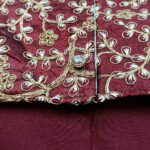 Aesthetic Maroon Sherwani - Image 3