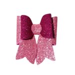 Pink Pigtail dog hair clip