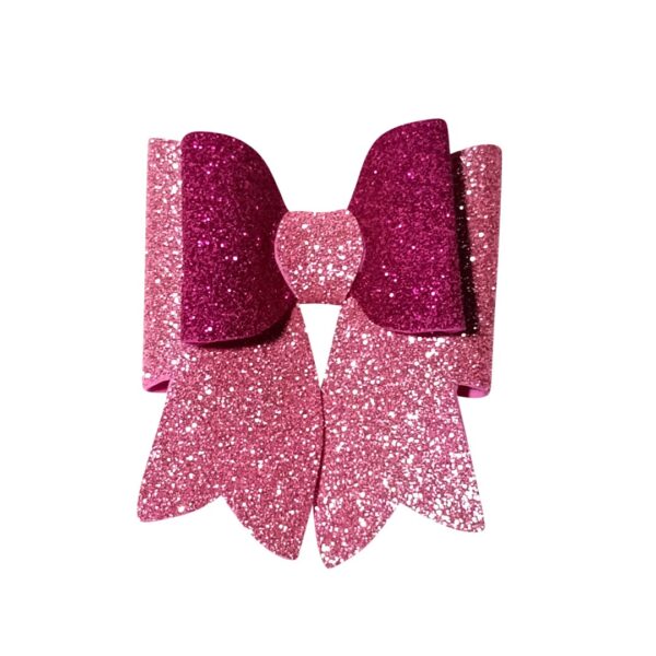 Pink Pigtail dog hair clip - Image 1