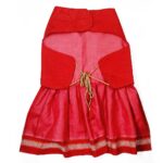 Parkar Polka Dog Festive Wear Spicy Red - Image 3