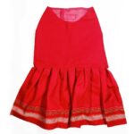 Parkar Polka Dog Festive Wear Spicy Red - Image 2