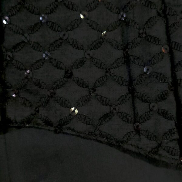 Chikankari Black Sherwani - Image 5
