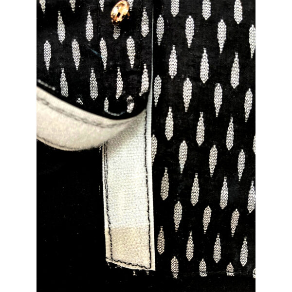 Black Silver Butti Sherwani - Image 4
