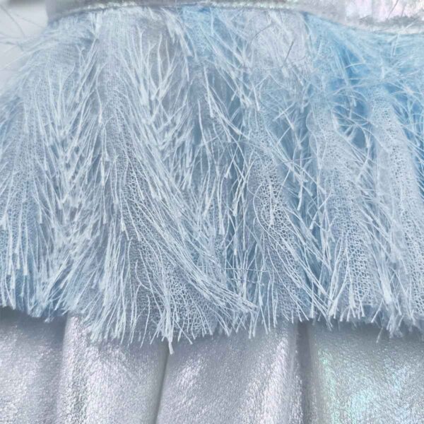 Blue furry Cape - Image 3