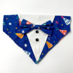 Blue Birthday Tuxedo Bandana - Image 3