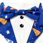 Blue Birthday Tuxedo Bandana - Image 5