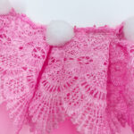 Pink Lace Net Cat Bandana - Image 4
