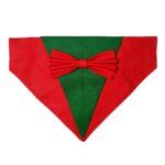 Christmas tuxedo dog bandana - Image 4