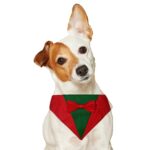 Christmas tuxedo dog bandana - Image 2