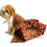 Silk Zari Work Pet Lehenga Choli Maroon