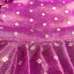 Pattu Traditional Dress- Pink Green - Image 6