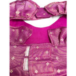 Pattu Traditional Dress- Pink Green - Image 9