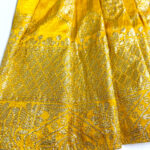 Pattu Traditional Dress- Yellow Violet - Image 5