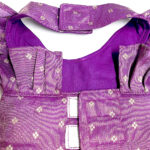 Pattu Traditional Dress- Yellow Violet - Image 8