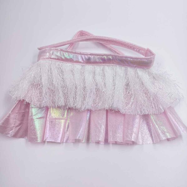 Pink Furry Cape - Image 2