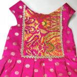 Pink Paithani Dress - Image 4
