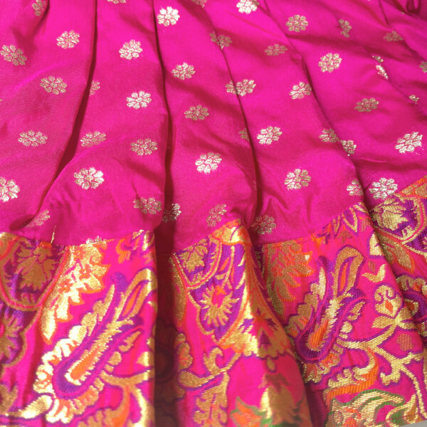 Pink Paithani Dress - Image 5