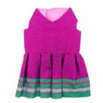 Parkar Polka Dog Festive Wear Pink - Image 2