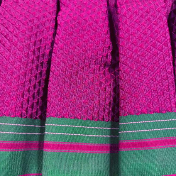 Parkar Polka Dog Festive Wear Pink - Image 3