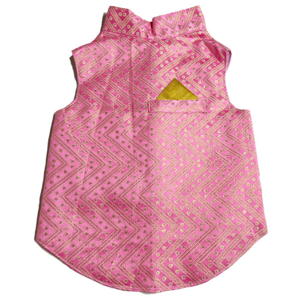 Pink Sherwani For Dogs - Image 2