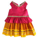 Yellow Pink Combination Parkar Polka - Image 2