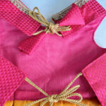 Yellow Pink Combination Parkar Polka - Image 4