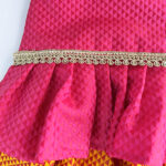Yellow Pink Combination Parkar Polka - Image 5