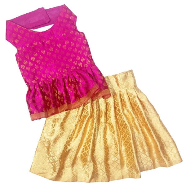 Purple Skirt Top Traditional Wear - Image 7