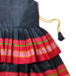 Parkar Polka Dog Festive Wear Black - Image 3