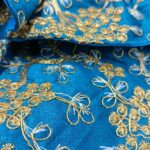 Silk Zari Work Pet Lehenga Choli Blue - Image 6