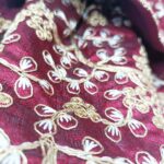 Silk Zari Work Pet Lehenga Choli Maroon - Image 6