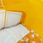 Silk Zari Work Pet Lehenga Choli Yellow - Image 6