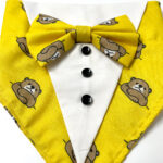 Yellow Bear Tuxedo Bandana - Image 4