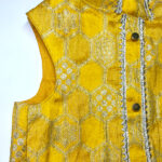 Yellow Silk Kurta - Image 3