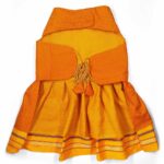Parkar Polka Dog Festive Wear Turmeric Yellow - Image 3
