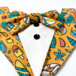 Yellow Summer Tuxedo Bandana - Image 5