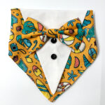 Yellow Summer Tuxedo Bandana - Image 3