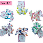 Butterfly Hair ties (Pair of 6) - Image 2