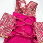 Pink sequence lehenga - Image 3