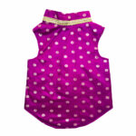 Magenta Silk Kurta for dogs - Image 3