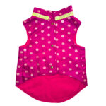 Pink silk kurta for dogs