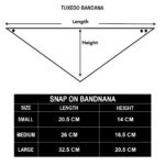 Monday Blues tuxedo bandana - Image 4