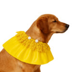 Yellow & Light Puple Net Bandana - Image 4