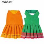 Yellow Parkar Polka & Green Parkar Polka- combo of 2 - Image 7